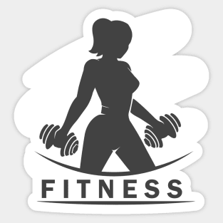 Fitness Club or Center Logo Sticker